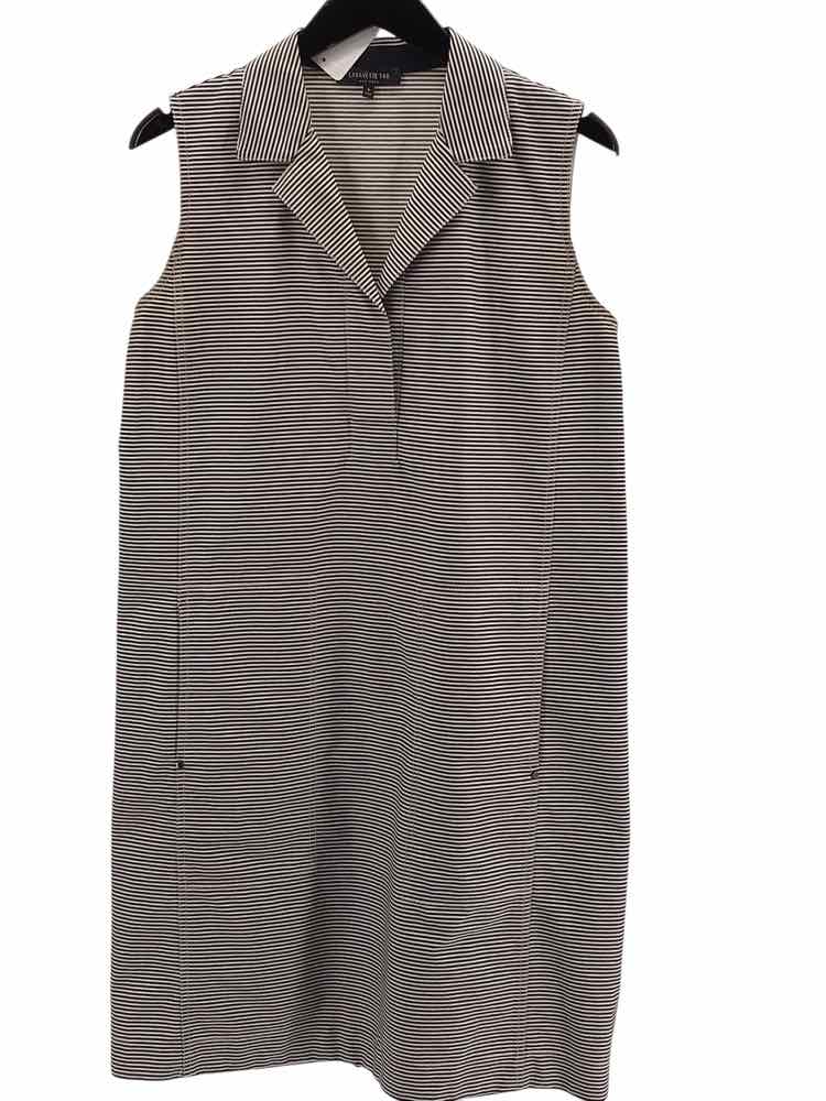 Lafayette 148 Size 6 Navy & white Rudy Dress