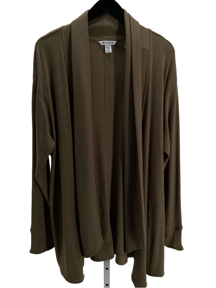 Athleta Size LT Brown Cardigan