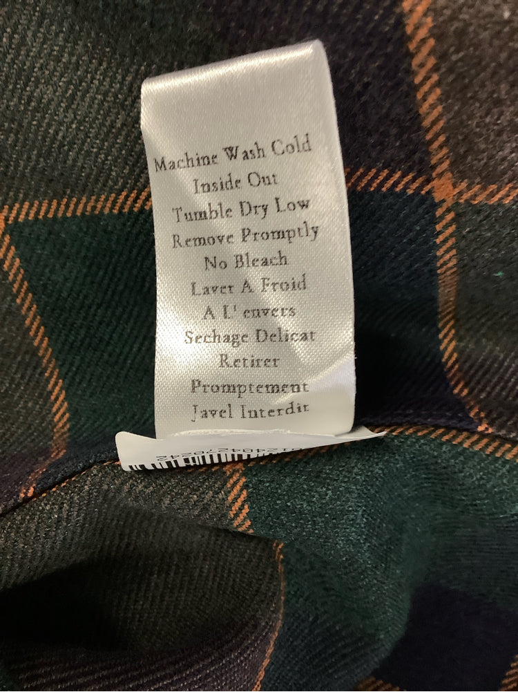 Frank & Eileen Size M Brown Multi Eileen Shirt