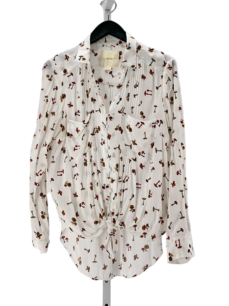 Maeve Size L White multi Shirt