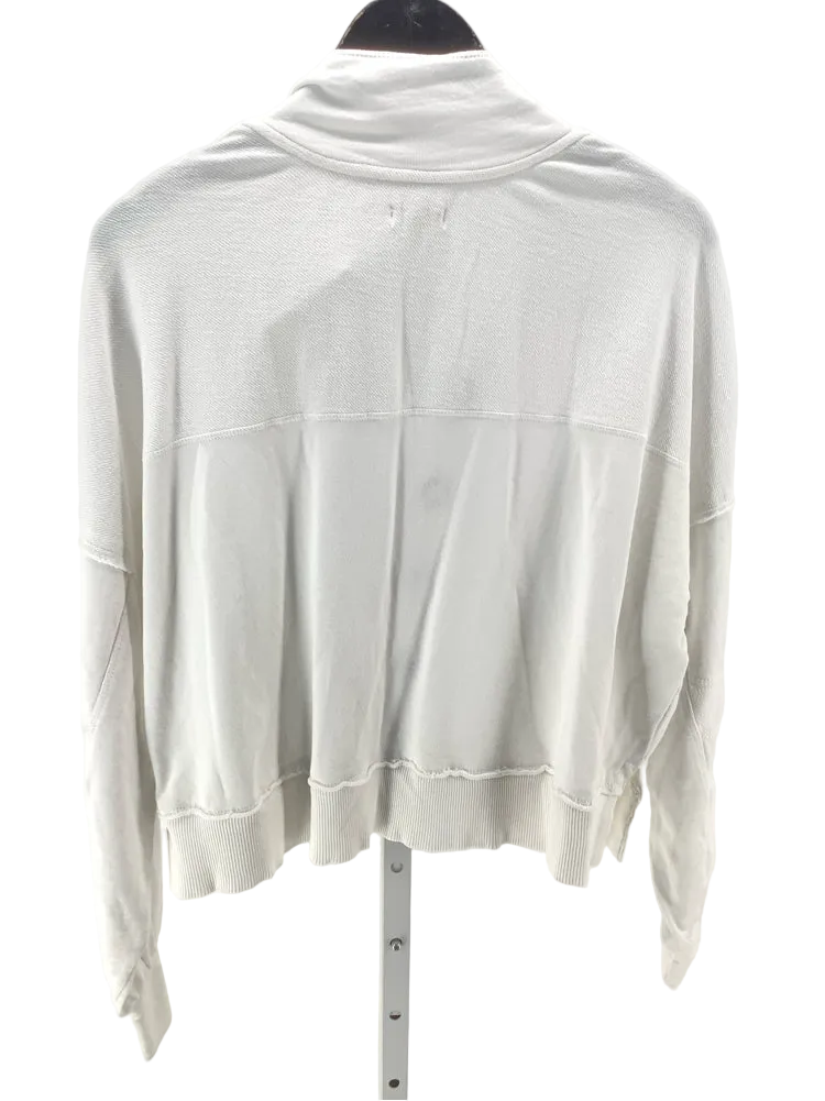 Pilcro Size LP White Sweatshirt