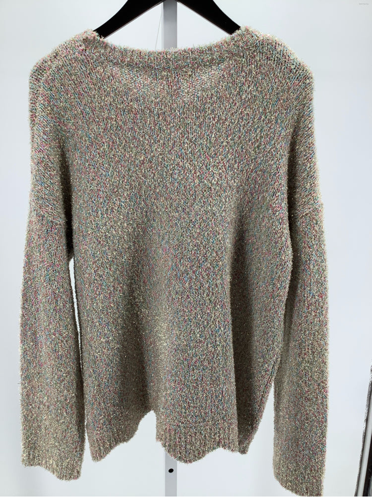 Lilly Pulitzer Size XL Tan Multi Sweater