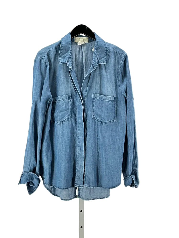 Cloth & Stone Size XL Blue Shirt