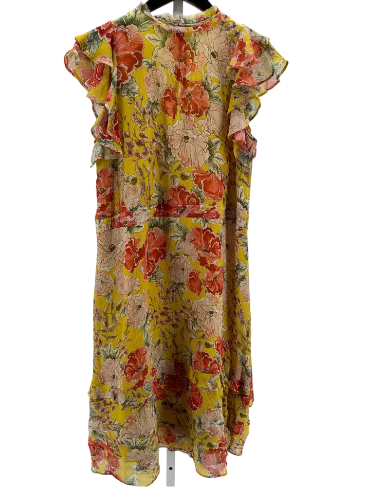 dolan Size M Yellow Multi Dress