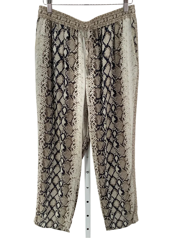 Joie Size M Tan & Black Pants