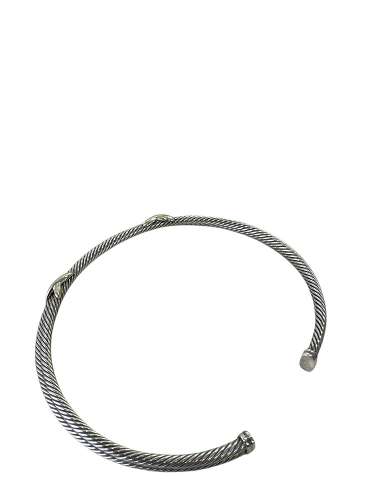 David Yurman Silver & Gold Necklace