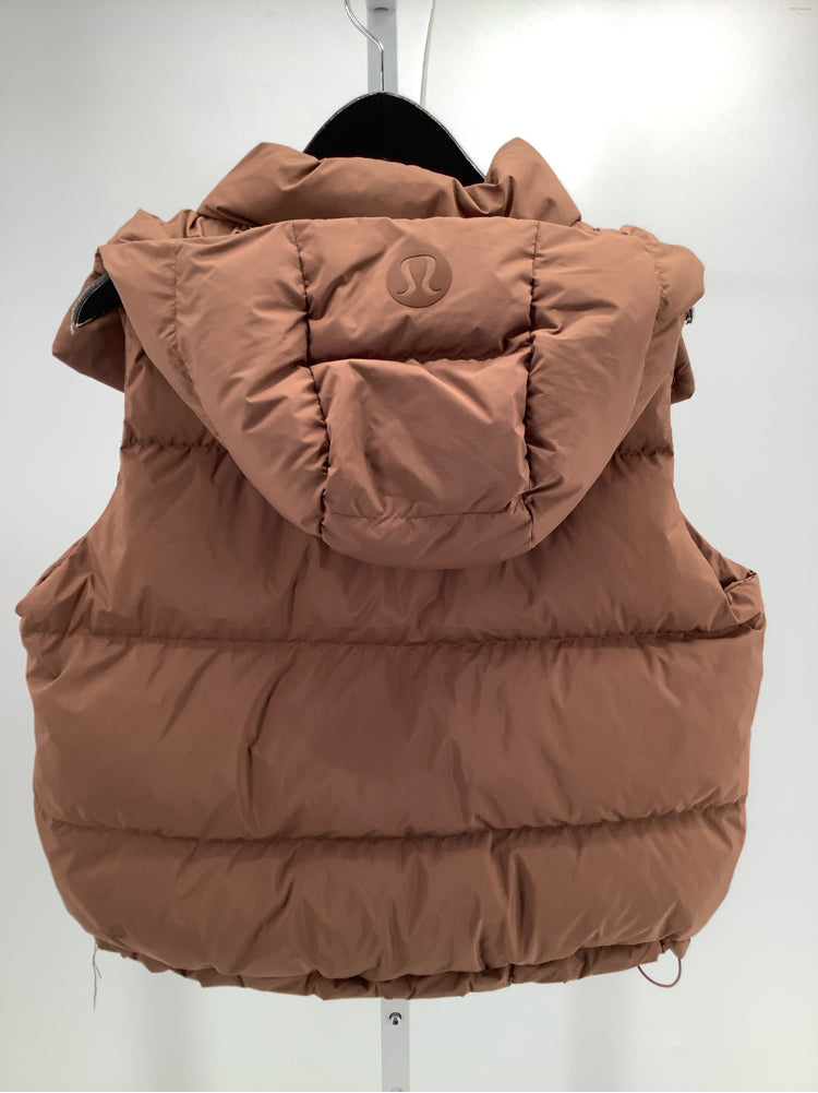 lululemon Size 6 Brown Wunder Puff Vest