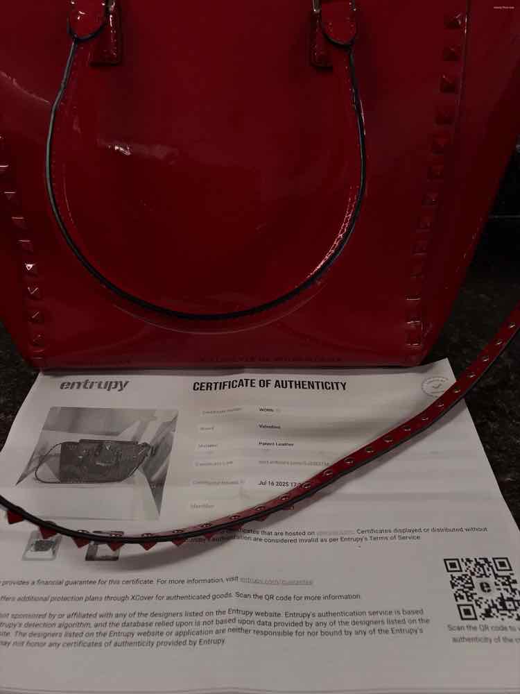 Valentino Red Rockstud Handbags