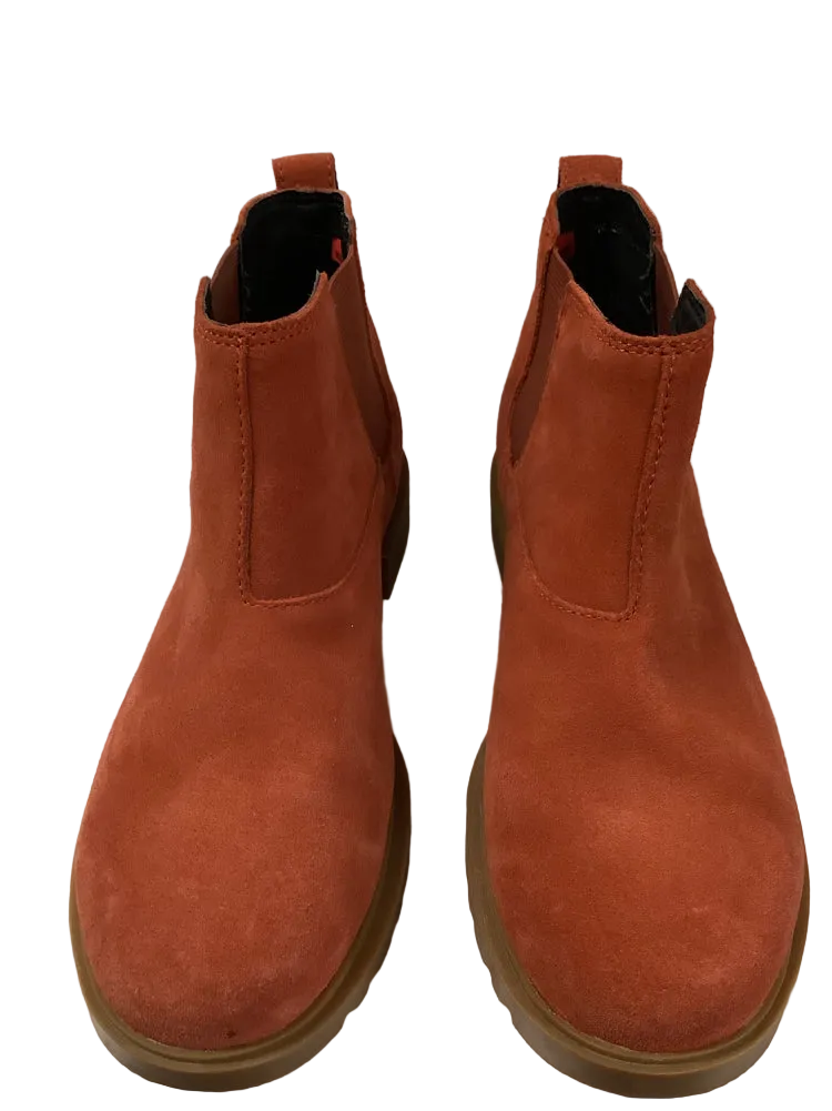 Sorel Shoe Size 7 Orange Emelie II Booties