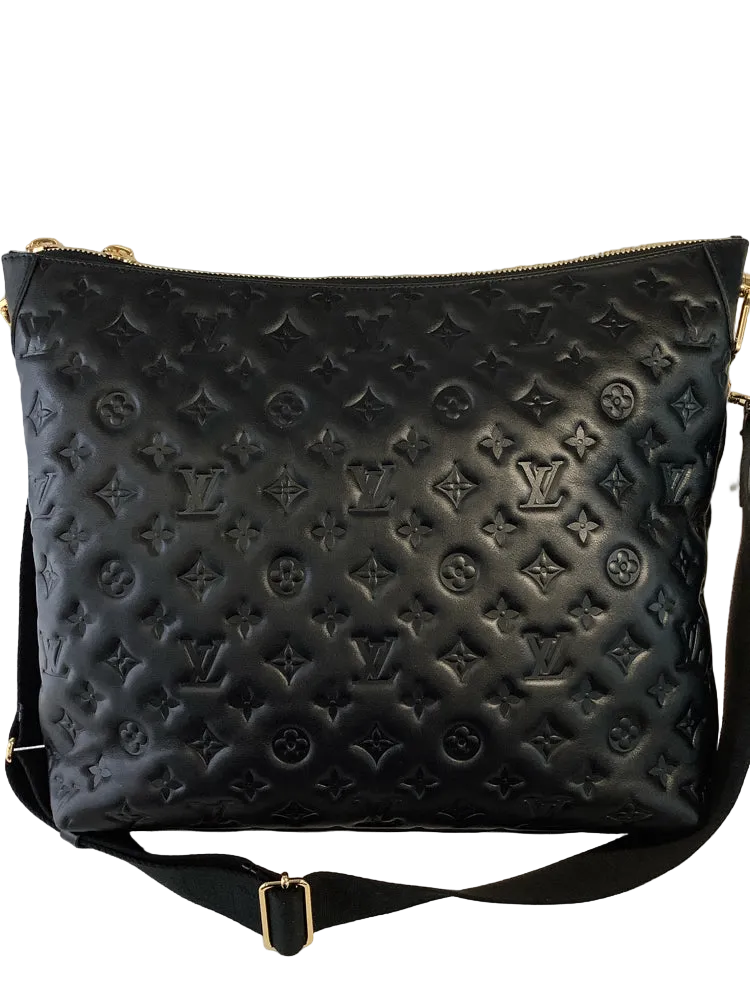 Louis Vuitton Black COUSSIN HOBO MM Handbags