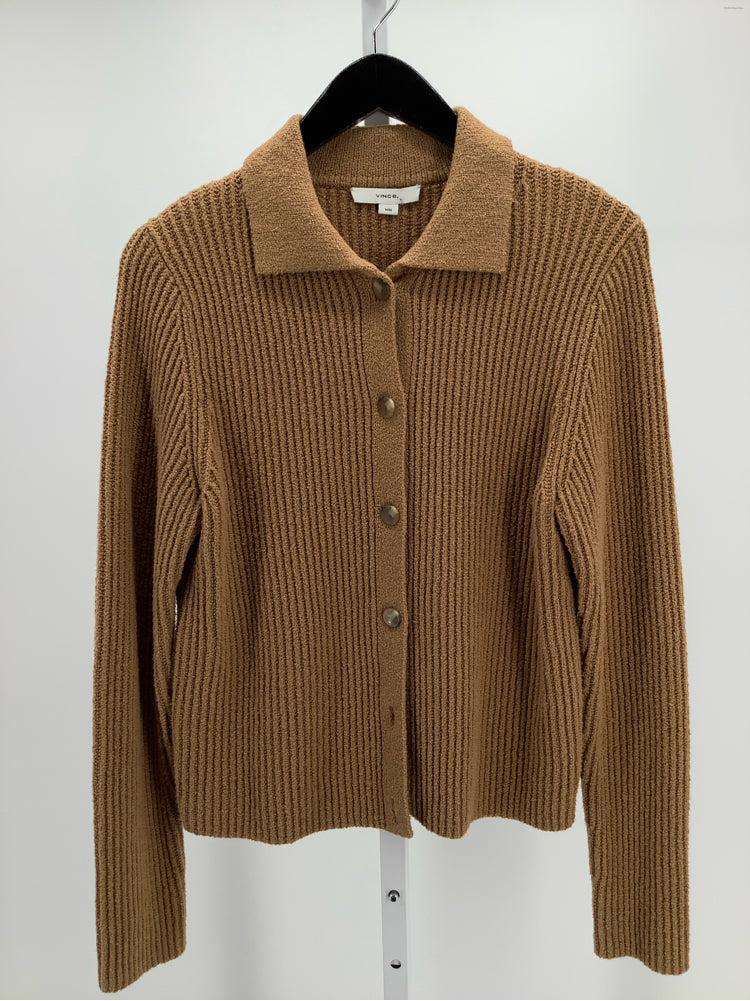 Vince Size M Tan Cardigan