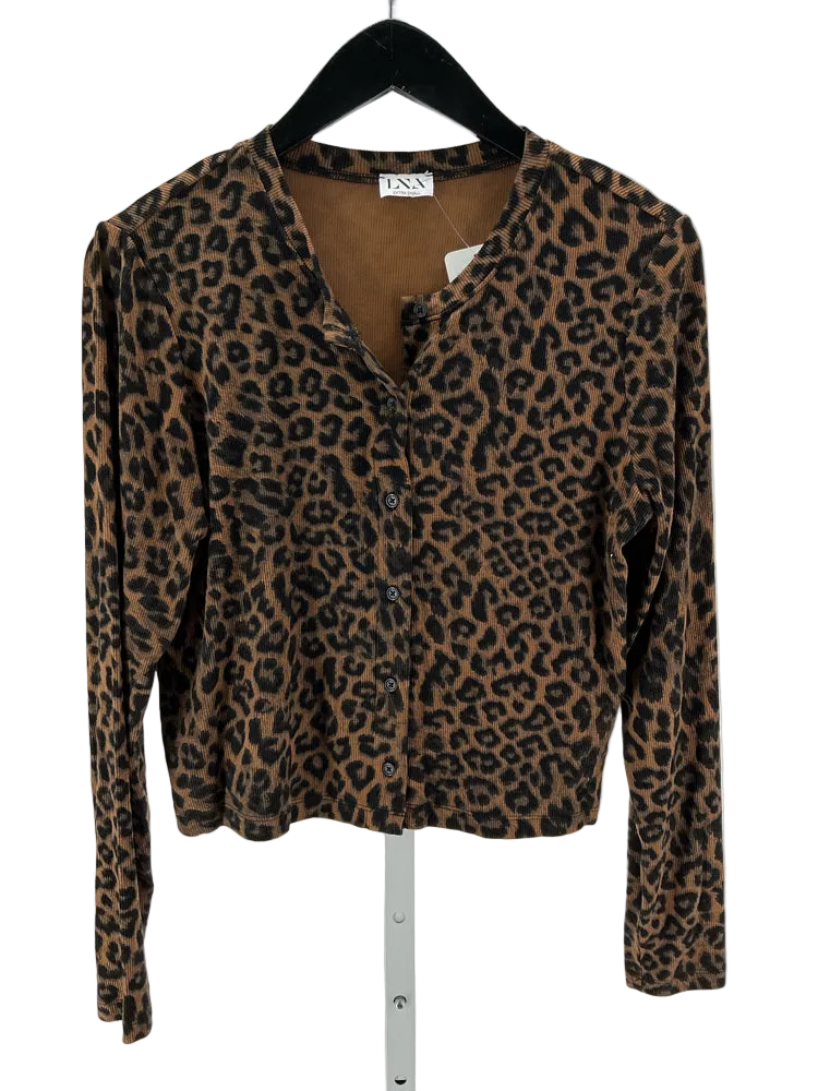 LNA Size XS Black & Brown Shirt