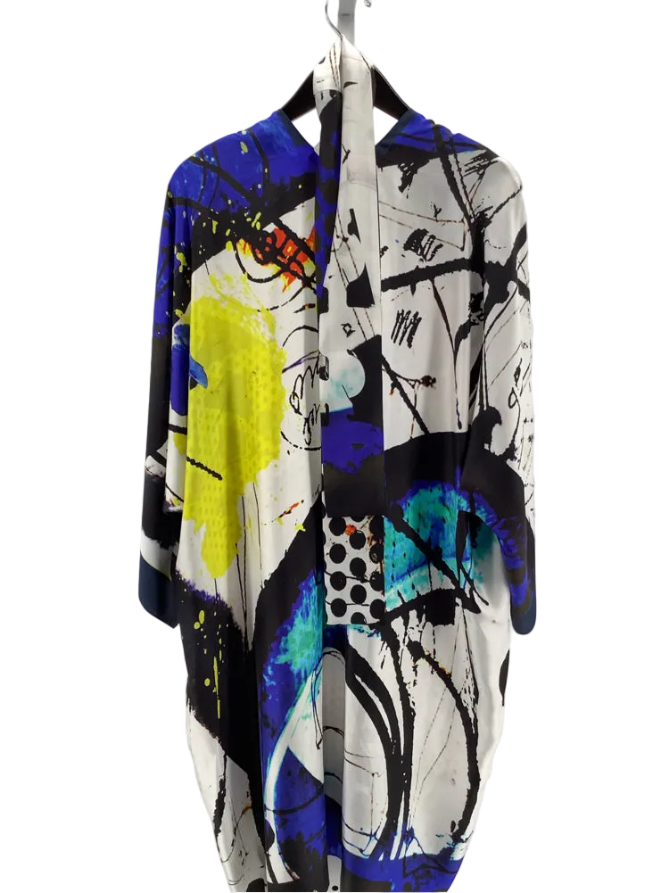 Isabelle Gougenheim Size One Size White multi Kimono