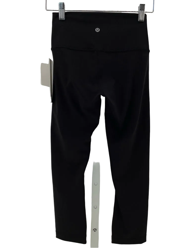 lululemon Size 2 Black Wunder Under Leggings