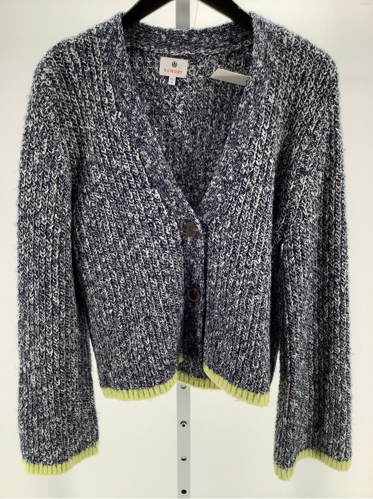Sundry Size M Navy multi Cardigan