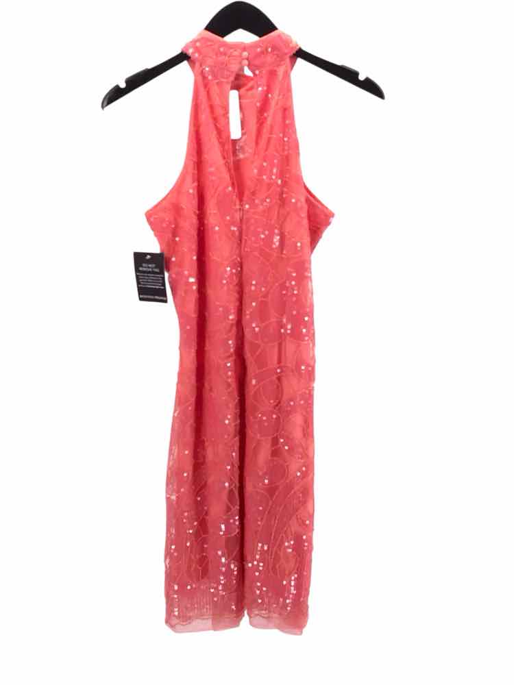 Boston Proper Size 4 Orange Dress