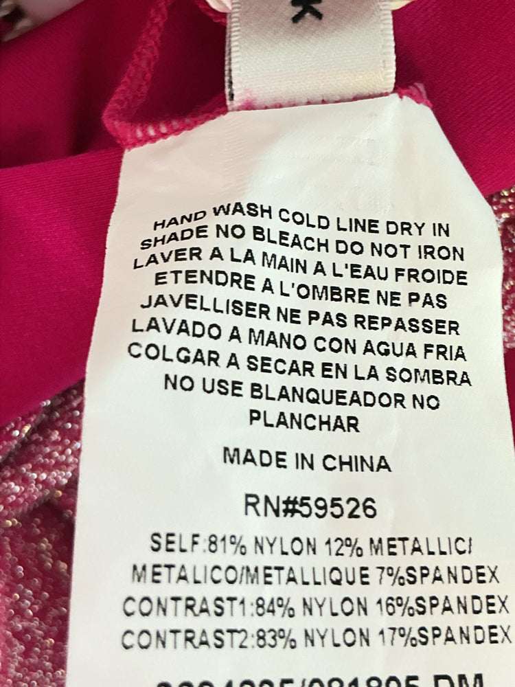 Trina Turk Size 10 Pink Swimsuit