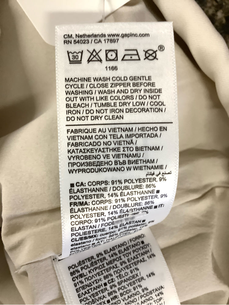 Athleta Size XS Cream & Blue Jacket