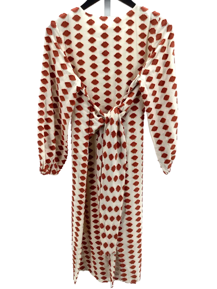 Corey Lynn Calter Size S Cream & orange Aviva Dress