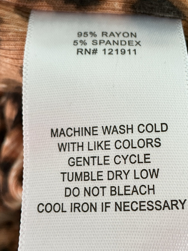 LNA Size XS Brown Multi Tank Top