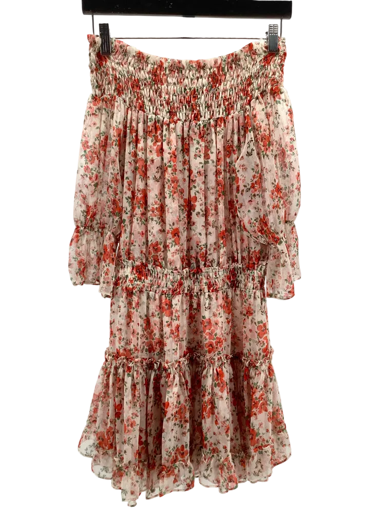 Misa Size S Orange Multi Darla Dress