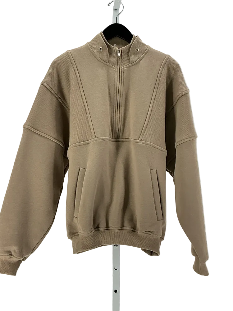 Joah Brown Size M/L Tan Sweatshirt