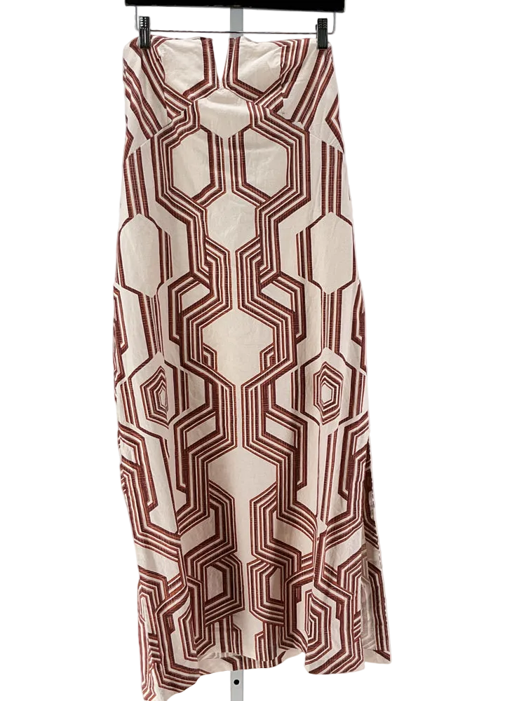 by anthropologie Size 14P Tan Multi Dress