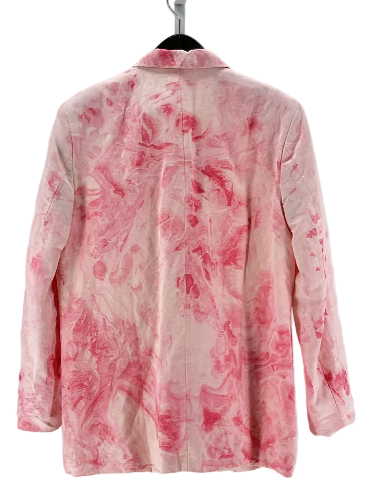 NSF Size s/m Pink & White Blazer