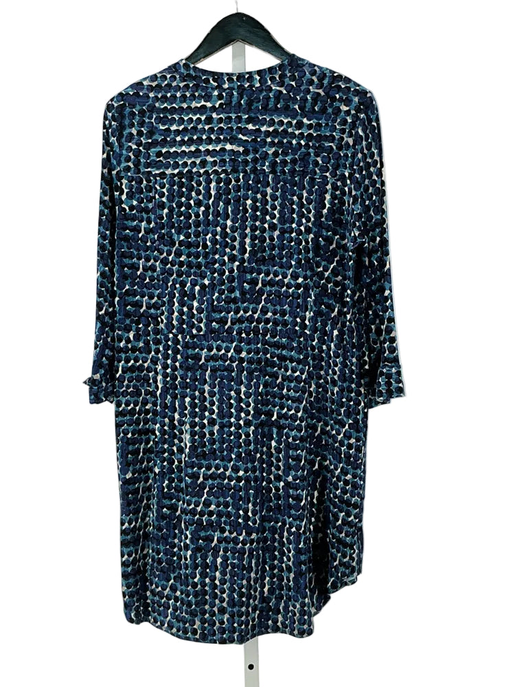 Nic & Zoe Size M Navy multi Dress