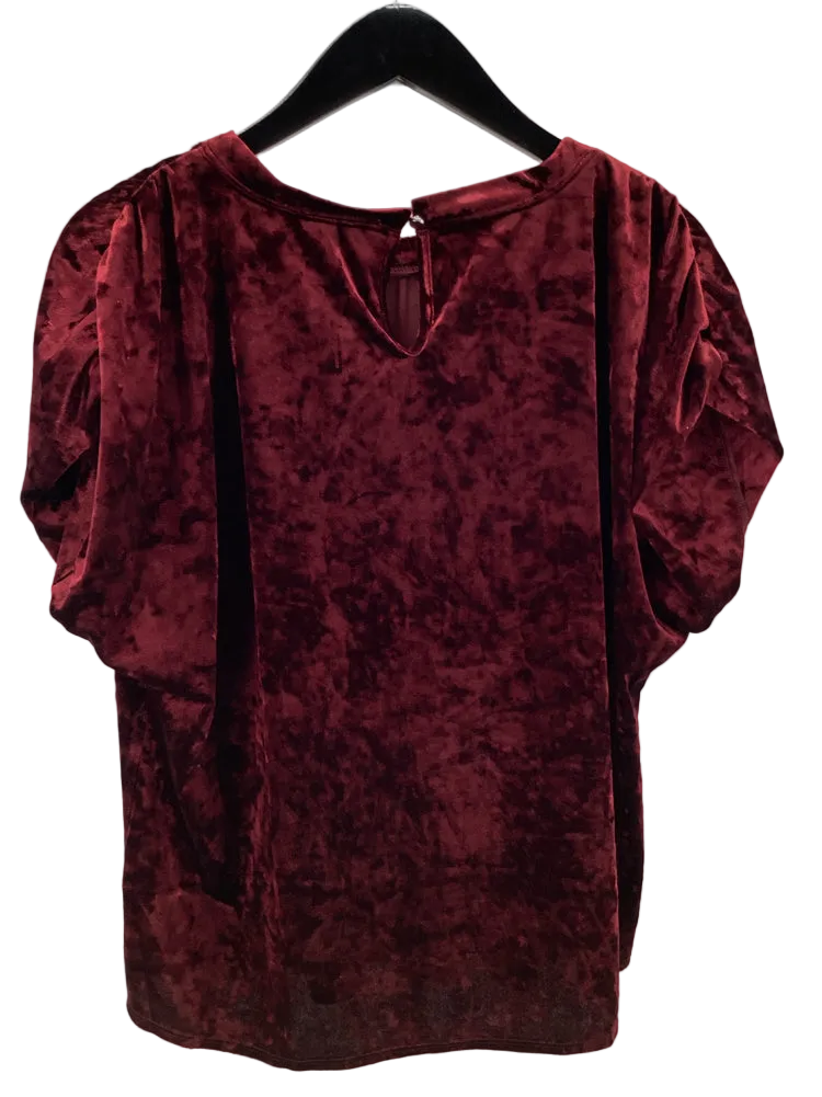 Melissa Nepton Size L Burgundy Acacia Shirt