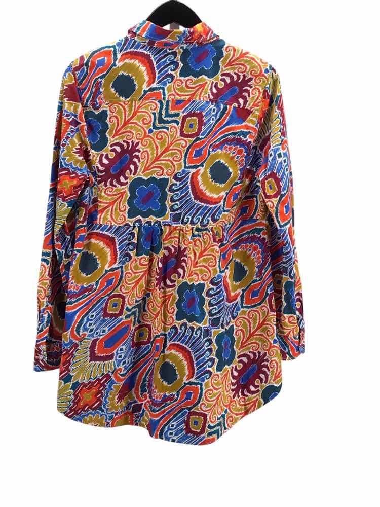 Tyler Boe Size 12 Orange Multi Shirt