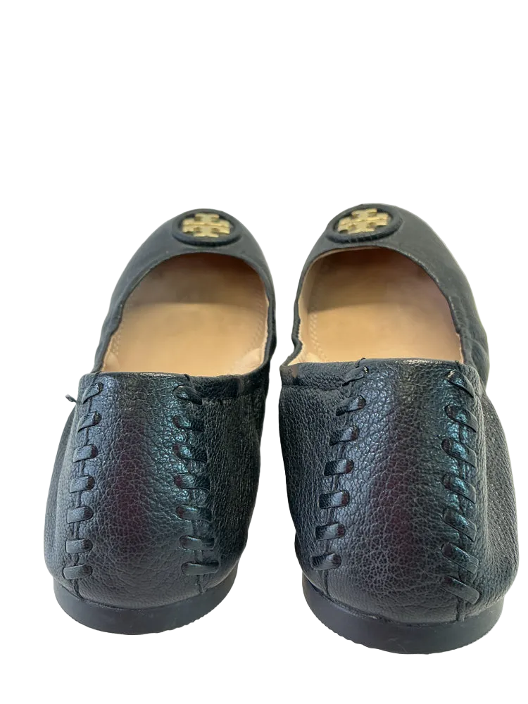 Tory Burch Shoe Size 8.5 Black CLARE Flats
