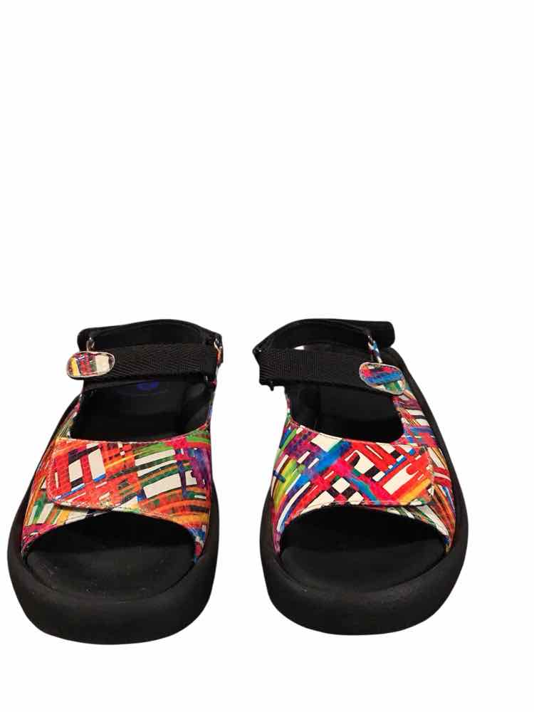 Wolky Shoe Size 9 Black multi jewel Sandals