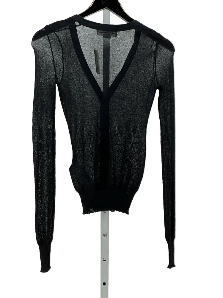 Victoria Beckham Size XS Black Cardigan