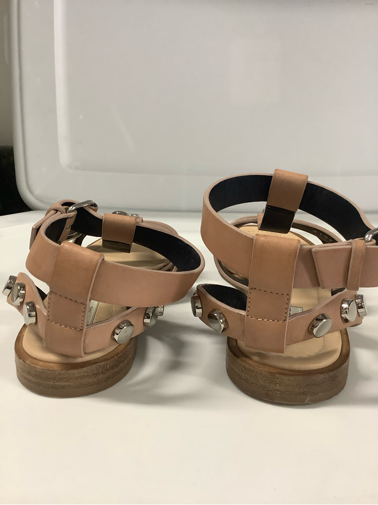 Balenciaga Shoe Size 8 Tan Sandals