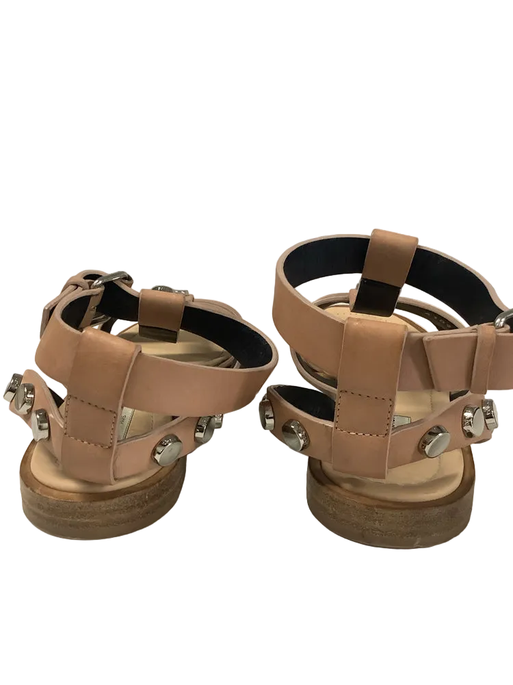 Balenciaga Shoe Size 8 Tan Sandals