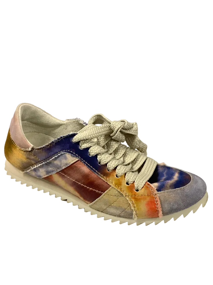 Raquel Allegra Shoe Size 6.5 Blue Multi Cristina Sneakers