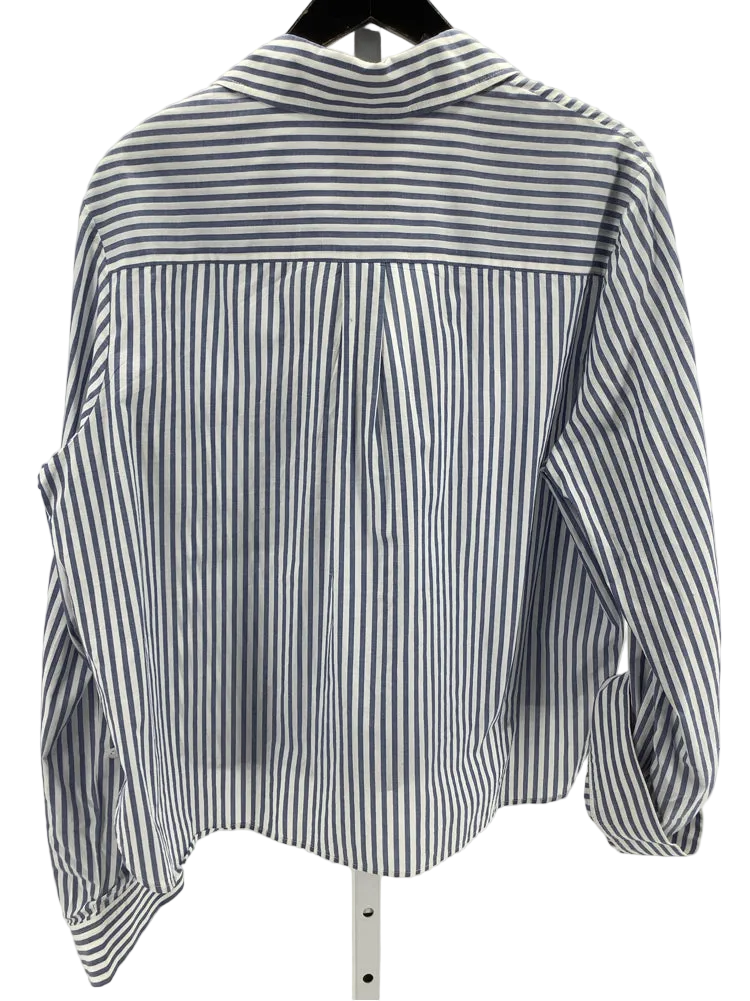 TWP Size M/L Blue & White Shirt