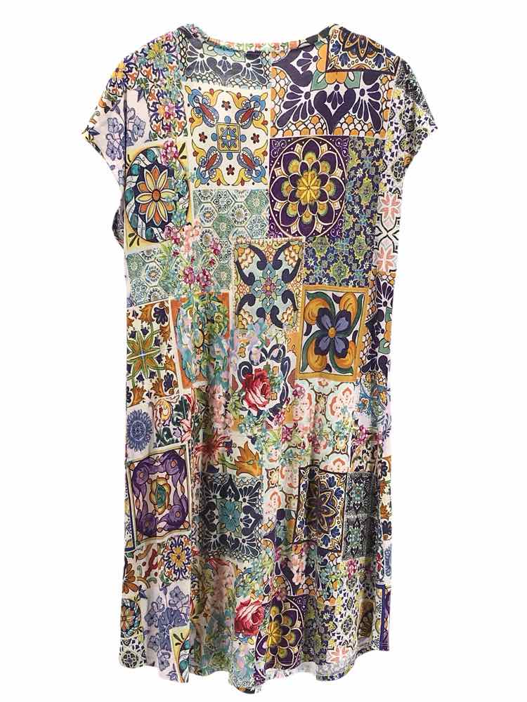 Johnny Was Size M Blue Multi Dress