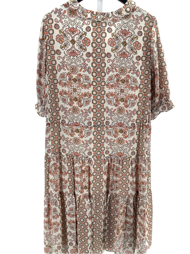 Tory Burch Size 6 Orange Multi Dress