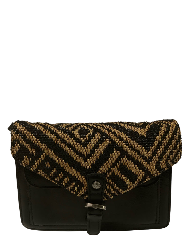 Patricia Nash Black & Tan Cassano Handbags