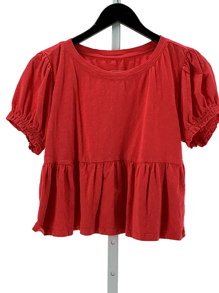 Anthropologie Size S Red Shirt