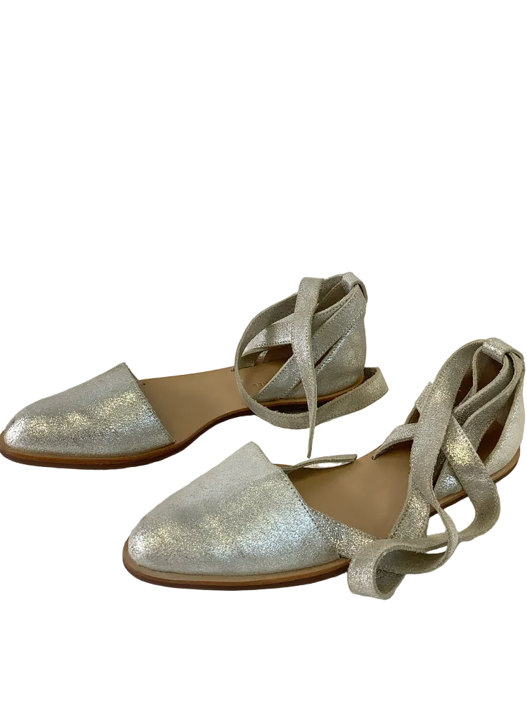loeffler randall Shoe Size 8.5 Silver Dina Sandals
