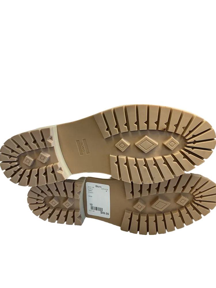 Toms Shoe Size 10 Cream Loafers
