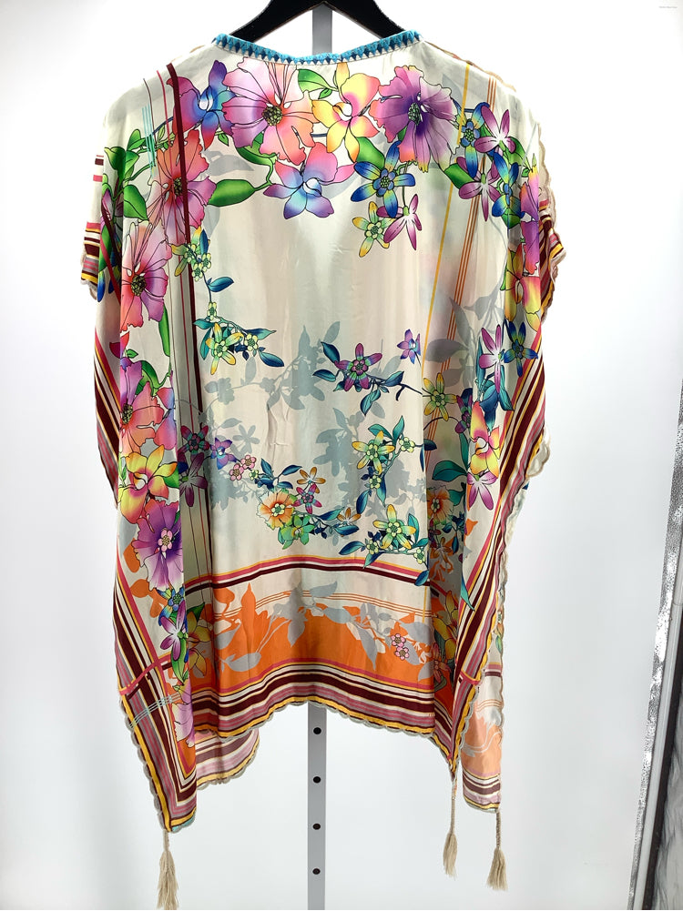 Johnny Was Size XXL Cream multi Tunic