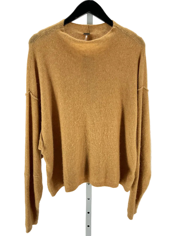 Free People Size M Yellow Sweater