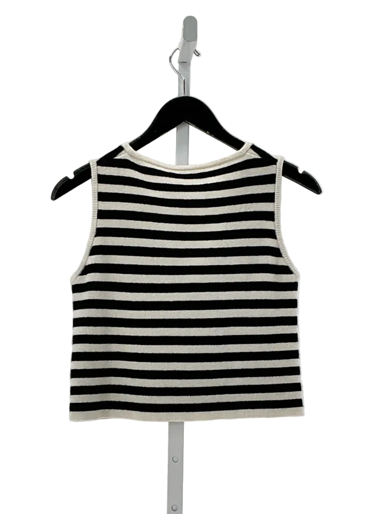 Ciao Lucia Size XS Black & White Sweater
