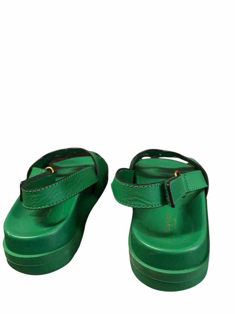 Gucci Shoe Size 7.5 Green Sandals