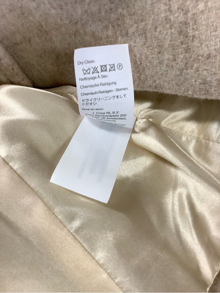 Jcrew Size 4 Tan Villa Coat