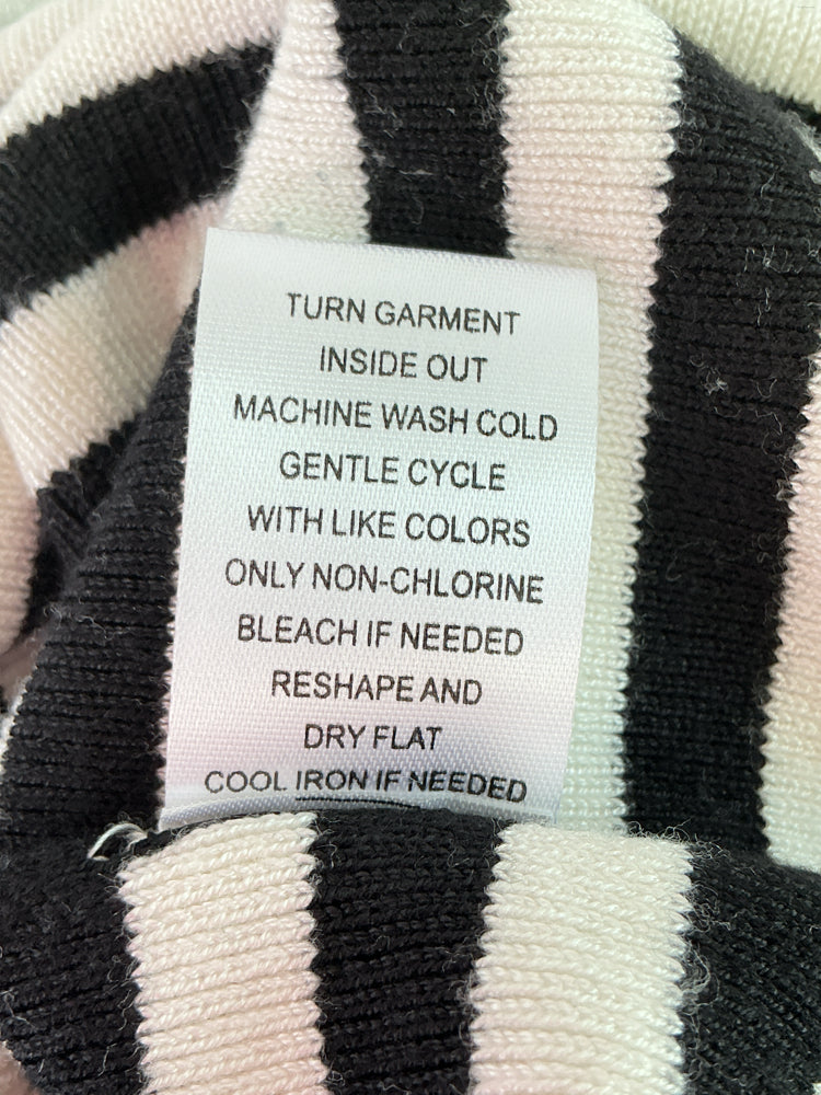 Evereve Size S Black & White Jane Dress